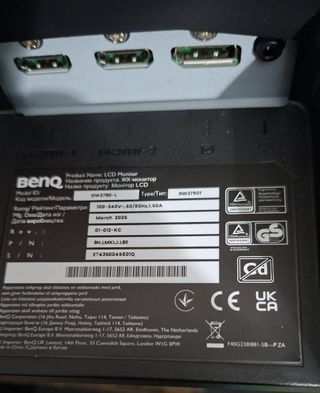 Monitor Benq 27 nuovo