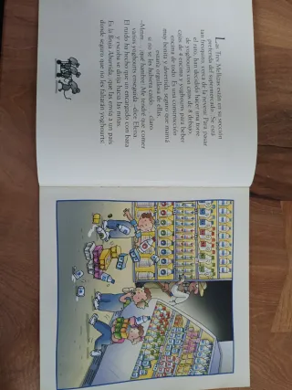 Libro las tres mellizas y el yoghourt