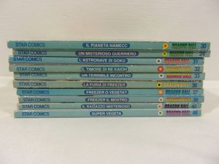 dragon ball star comics n. 24 30 31 32 33 36 37 38