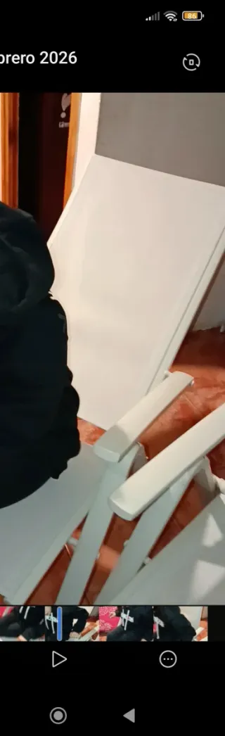 Sedie da giardino reclinabili