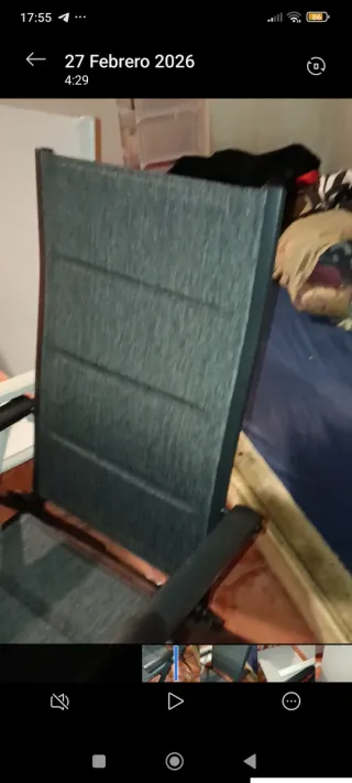 Sedie da giardino reclinabili