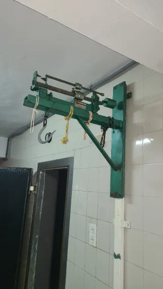 Báscula romana industrial verde