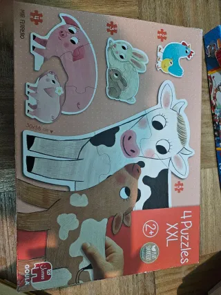 LOTE juegos y puzles infantiles.