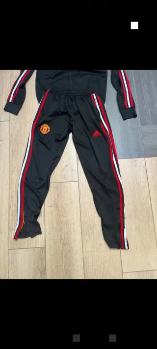 Tuta Adidas Manchester United Nera Rossa