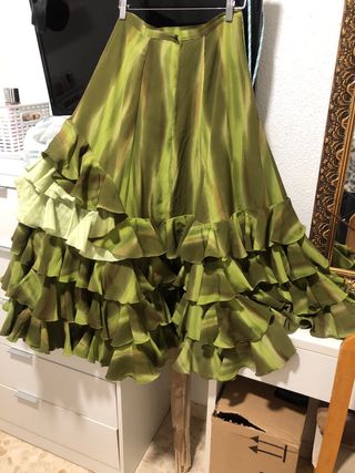 Conjunto de Flamenca Falda y Camisa Talla 40