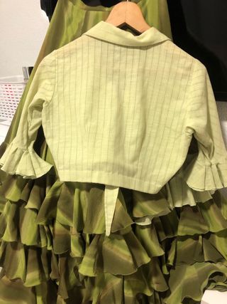 Conjunto de Flamenca Falda y Camisa Talla 40