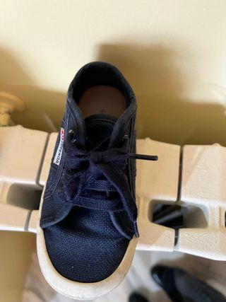 Scarpe tela bambino Superga blu
