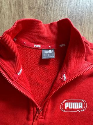 Conjunto Puma chándal rojo y rosa