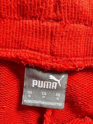 Conjunto Puma chándal rojo y rosa