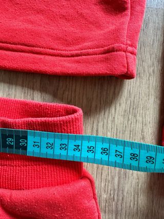 Conjunto Puma chándal rojo y rosa