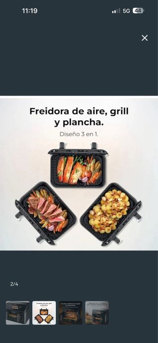 Cecofry Freidora de Aire Doble