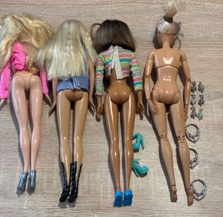 Lote de 4 muñecas Barbie