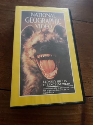 National Geographic Video VHS Leones y Hienas