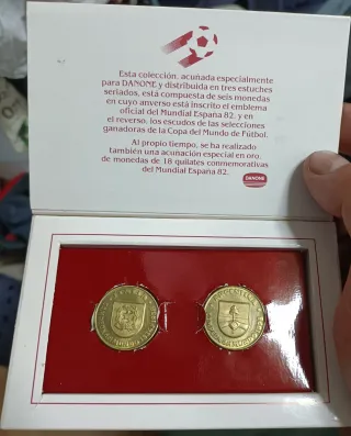 Monedas Conmemorativas Mundial España 82 Danone