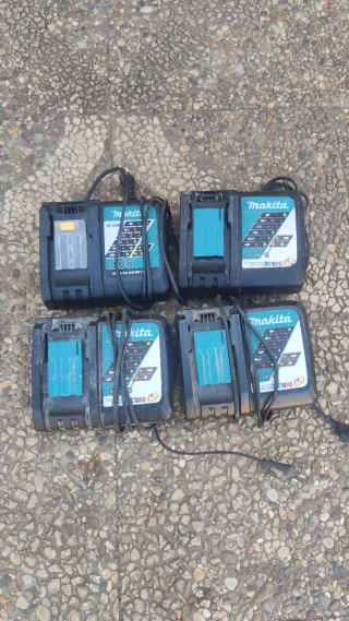 Cargadores Makita DC18RC (4 unidades)
