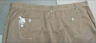 Falda beige talla 60 de El Corte Inglés