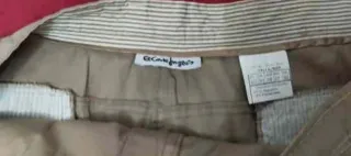 Falda beige talla 60 de El Corte Inglés