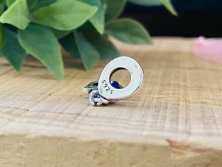 Charm Ojo Turco Azul - Plata