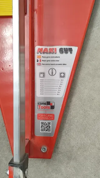 Cortadora Azulejos Tomecanic Maxi Cut 1000