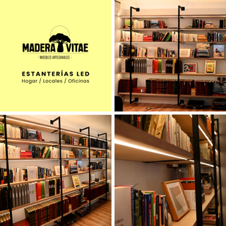 FABRICAMOS Estanterías madera y hierro A MEDIDA
