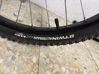 Bicicleta Rockrider ST 500 Verde Neón