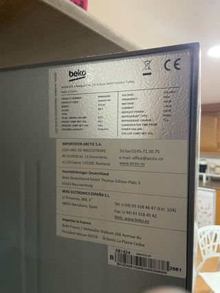 Nevera Beko Americana - No Funciona