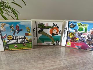 Nintendo DSi Blanca + 3 Juegos + Accesorios