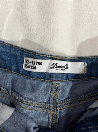 Vaqueros cortos Denim Co Talla 12-13 años