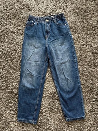 Pantalón vaquero azul recto