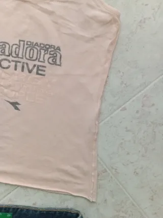 Canotta Diadora e shorts Benetton tg S