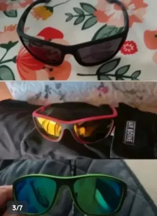 LOTES 3 Gafas De Sol Deportivas 4 Colores a Elegir