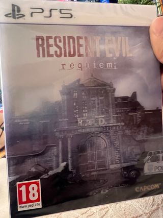 SOLO Caja Lenticular Resident Evil Requiem PS5