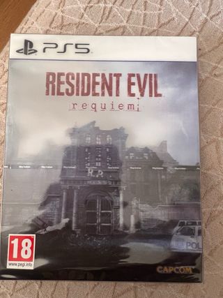 SOLO Caja Lenticular Resident Evil Requiem PS5