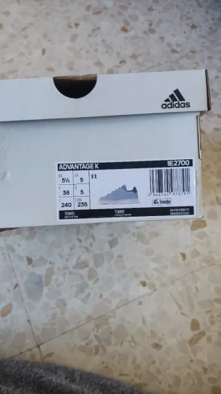 Zapatillas Adidas Azul Nuevas Advantage K