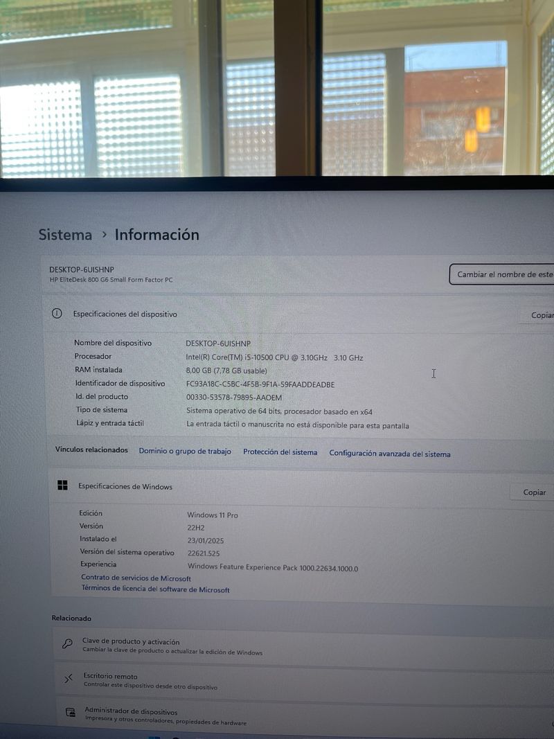 HP EliteDesk 800 G6 SFF Core i5 10500 3.1 GHz afbeelding 7