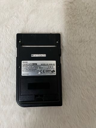 Game Boy Pocket Nintendo Nero