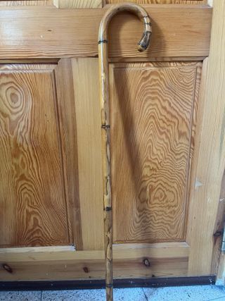 Bastón de madera de caña Alto: 84 cm