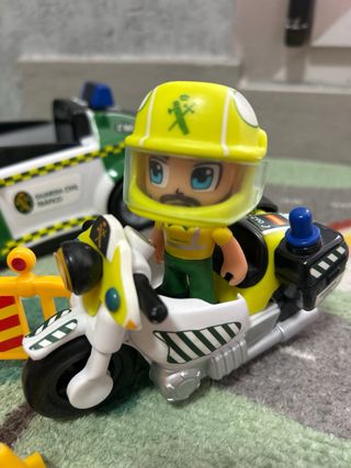 Playmobil Guardia Civil Tráfico Coche Moto