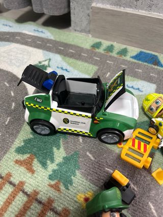 Playmobil Guardia Civil Tráfico Coche Moto