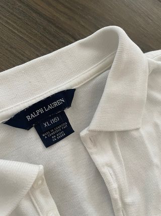 Polo Ralph Lauren bambina bianco rosa