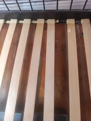 Estructura Cama Ikea Meldal Forja Negra