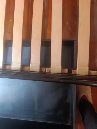 Estructura Cama Ikea Meldal Forja Negra