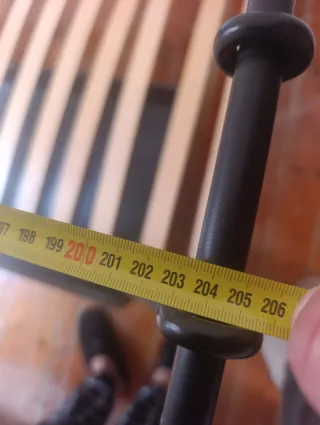 Estructura Cama Ikea Meldal Forja Negra