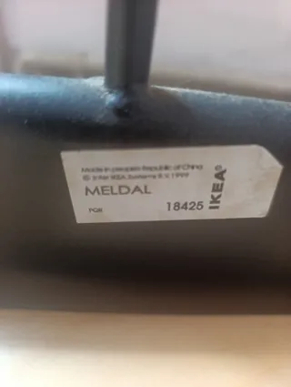 Estructura Cama Ikea Meldal Forja Negra