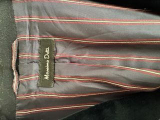 Chaqueta  terciopelo Massimo Dutti azul