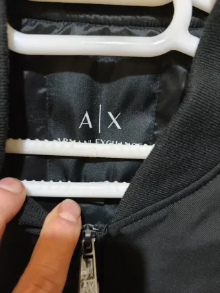 Chaqueta A|X Armani Exchange Negra Nueva