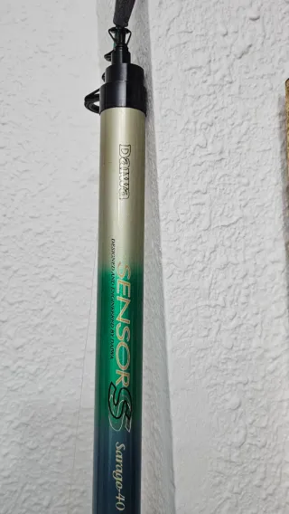 Caña de pescar y carrete