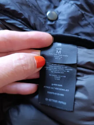 Plumífero G-Star Raw Negro Talla M