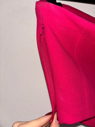 Top bustier fucsia