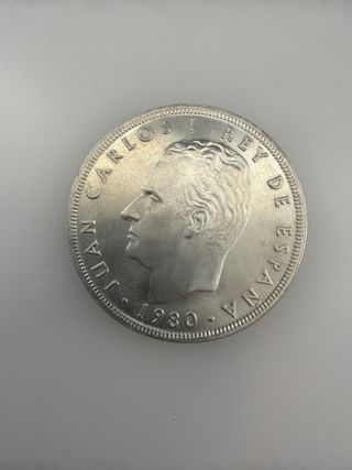 Moneda 100 ptas 1980 Juan Carlos I Rey de España